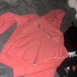 pink medium champion hoodie
